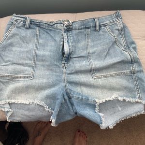 Aerie jean shorts